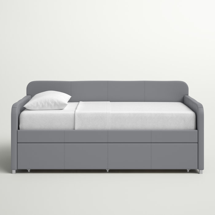 Andover Mills™ Plunkett Upholstered Daybed with Trundle & Reviews